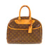 LOUIS VUITTON LV GHW Deauville GM Handbag M47270 Monogram Brown v4