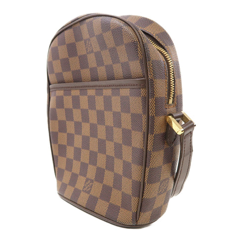 LOUIS VUITTON LV GHW Ipanema PM Shoulder Bag N51294 Damier Brown v1