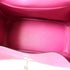 HERMES PHW Lindy 30 2 Way Shoulder Handbag Evercolor Leather Rose Purple
