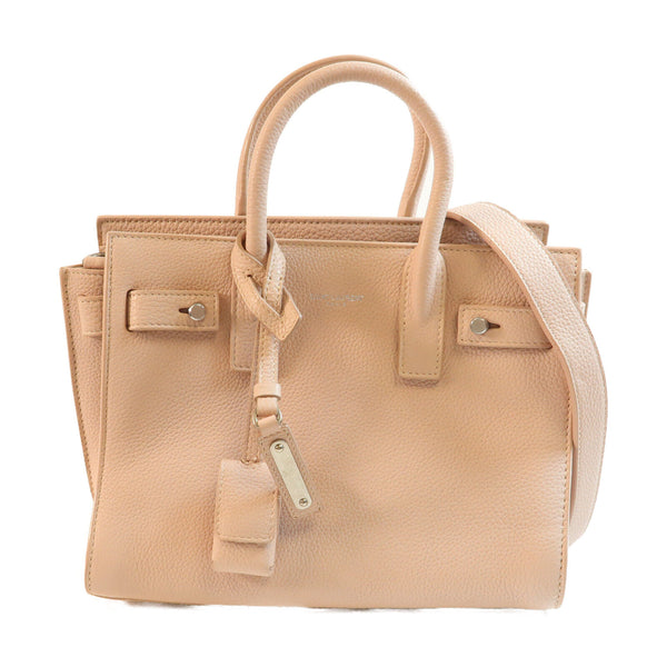 SAINT LAURENT YSL SHW Nano Sac de Jour Souple 2Way Bag Calfskin Leather 485019