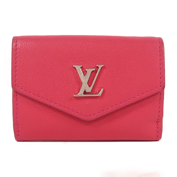 LOUIS VUITTON LV SHW Portefeuille Rock Mini Wallet M81886 Calfskin Leather Pink