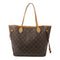 LOUIS VUITTON LV GHW Neverfull MM Shoulder Tote Bag M40156 Monogram Brown