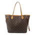 LOUIS VUITTON LV GHW Neverfull MM Shoulder Tote Bag M40156 Monogram Brown
