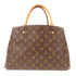 LOUIS VUITTON LV GHW Montaigne 2 Way Bag M41056 Monogram Brown