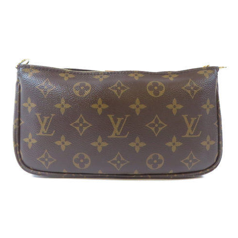 LOUIS VUITTON LV GHW Multi Pochette Accessoires 2 Way Bag M44813 Monogram Brown v2