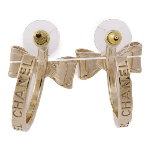 CHANEL CC Earrings Accessories Metal/PVC Gold/Pink