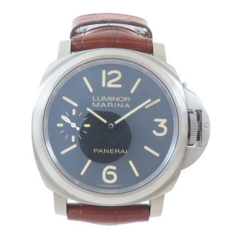 PANERAI Luminor Marina Automatic Watch PAM913 Stainless Steel Black #16.5cm