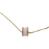 BVLGARI B-Zero1 Necklace 18K Pink Gold/Ceramic