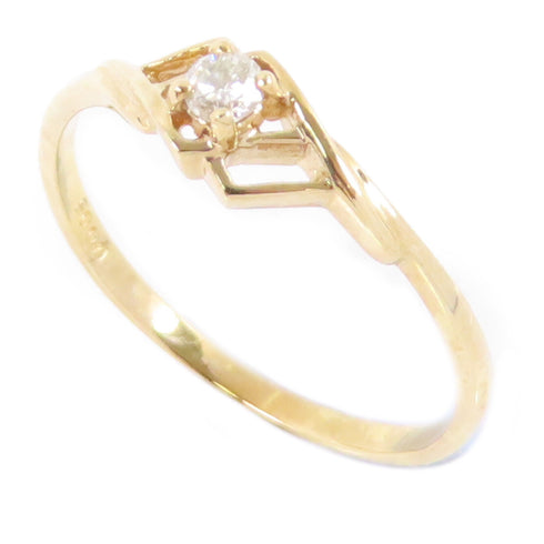 JEWELRY Diamond Ring US#7.25 18K Yellow Gold