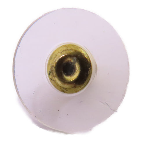 CHANEL CC GHW CC Earrings C21/K Metal Rhinestone PVC