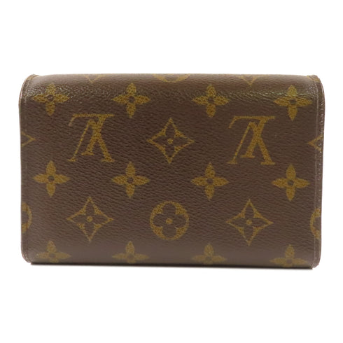 LOUIS VUITTON LV GHW Alexandra Trifold Wallet M60047 Monogram Brown