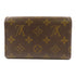LOUIS VUITTON LV GHW Alexandra Trifold Wallet M60047 Monogram Brown