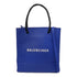 BALENCIAGA SHW Tote Bag 2Way Shoulder Bag Calfskin Leather 572411-4214 Blue