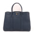 HERMES PHW Garden Party TPM Hand Bag/Tote Bag Negonda Leather Bleu De Prusse