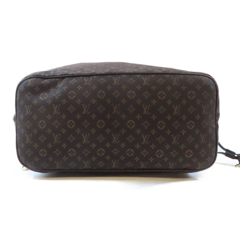 LOUIS VUITTON LV GHW Neverfull MM Shoulder Bag M40513 Monogram Idylle Brown