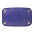 PRADA GHW Panier Saffiano 2 Way Shoulder Handbag 1BA212 Calfskin Leather Blue