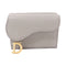 Dior GHW Wallet Tri-fold Calfskin Leather Light Blue
