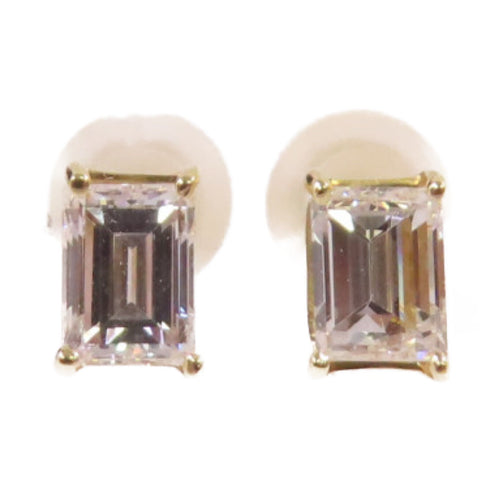 FINE JEWELRY 0.363ct/0.337ct Diamond Earrings 18K Yellow Gold