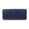 PRADA GHW Long Wallet 1M1132 Calfskin Leather Blue
