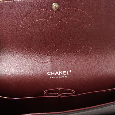 CHANEL CC SHW Large Classic Chain Shoulder Bag Lambskin Leather Black