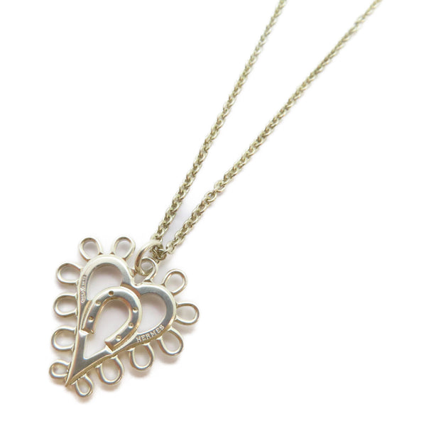 HERMES Necklace 925 Sterling Silver