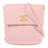 CHANEL CC GHW Shoulder Bag Lambskin Leather Pink