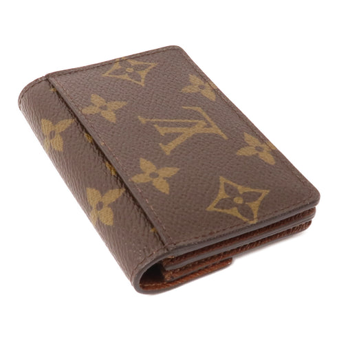 LOUIS VUITTON LV GHW Coin Card Case Purse M58007 Monogram Brown