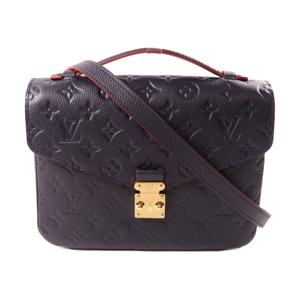 LOUIS VUITTON LV GHW Pochette Metis 2 Way Shoulder Bag M44071 Monogram Empreinte v1