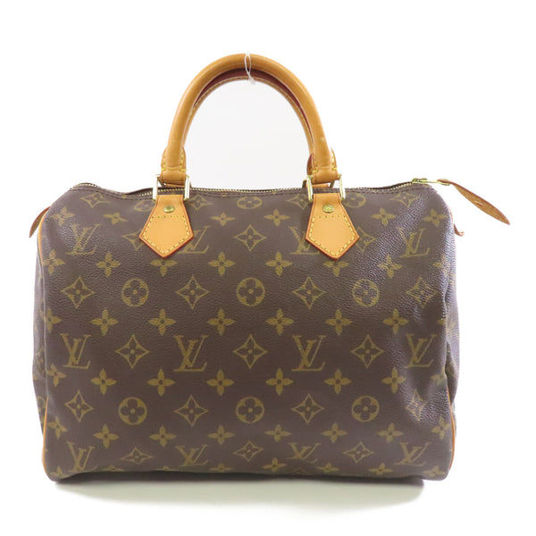 LOUIS VUITTON LV GHW Speedy 30 Handbag Boston Bag M41108 Monogram Brown v2