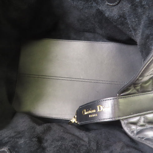 Christian Dior CD Toujours Bag Handbag M28210SHJ Calfskin Leather Black