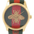 GUCCI GG G-Timeless Quartz Watch YA126487A Stainless Steel Green/Red/Gold