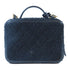 CHANEL Quilted CC GHW Vanity Case 2 Way Chain Shoulder Bag Tweed Black
