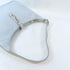 HERMES PHW Trim 35 Shoulder Bag Taurillon Clemence Leather Blue Bleu Glacier