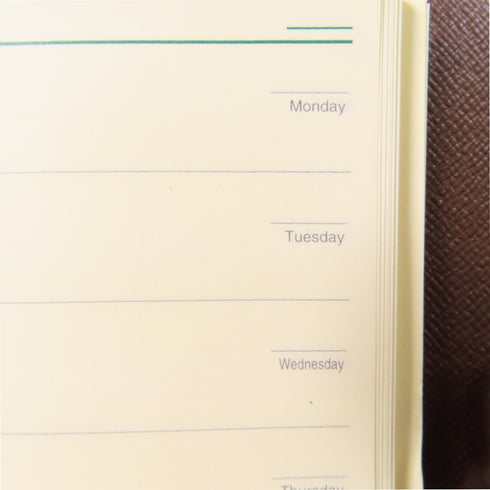 LOUIS VUITTON LV GHW Agende PM Notebook R20700 Damier Ebene Brown