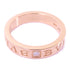 BVLGARI B-zero1 Double Logo 1P Diamond Ring 18K Pink Gold Bvlgari#53 US#6.5