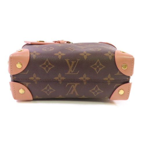 LOUIS VUITTON LV GHW Petite Malle Souple Hand Shoulder Bag M45531 Monogram