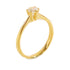 Fine Jewelry 0.31ct Diamond Ring 18K Yellow Gold US#5.75