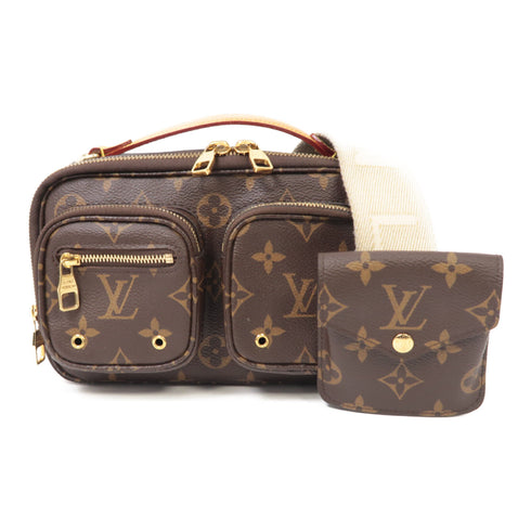 LOUIS VUITTON LV GHW Utility 2 Way Shoulder Bag Handbag M80446 Monogram Brown v6