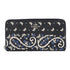 COACH SHW Long Wallet Coated Canvas Black