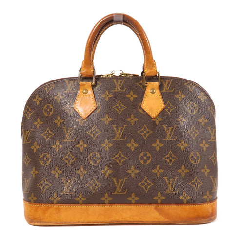 LOUIS VUITTON LV GHW Alma Hand Bag M51130 Monogram Brown