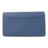 HERMES PHW Constance Long Wallet Epsom Leather Bleu Agate