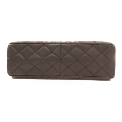 CHANEL Quilted CC SHW 2.55 Chain Shoulder Bag Calfskin Leather Black
