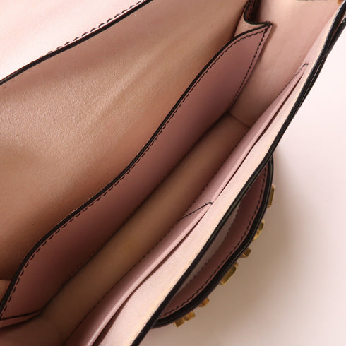 Christian Dior CD GHW J'adore Chain Shoulder Bag Calfskin Leather Pink