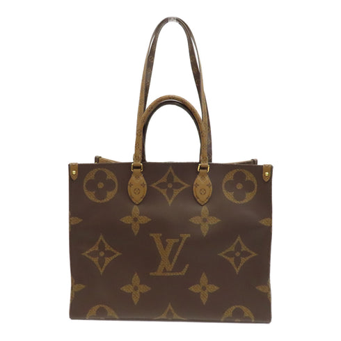 LOUIS VUITTON LV GHW OnTheGo GM Shoulder Bag Monogram M45320 Brown