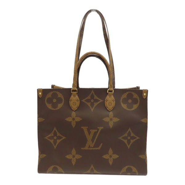LOUIS VUITTON LV GHW OnTheGo GM Shoulder Bag Monogram M45320 Brown