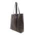 CELINE SHW Shoulder Tote Bag 113742FFZ Coated Canvas Leather Black Brown