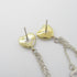 TIFFANY&CO Multi Heart Drop Earrings 18K Yellow Gold 925 Sterling Silver