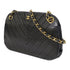 CHANEL CC GHW Chain Shoulder Bag Calfskin Leather Black v6