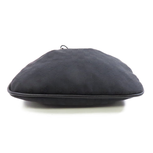 GUCCI GG SHW Shoulder Bag 001.4033 Canvas Black