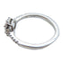 JEWELRY Diamond Ring 0.307/0.17ct 3.0g PT900 Platinum US#4.5 Silver